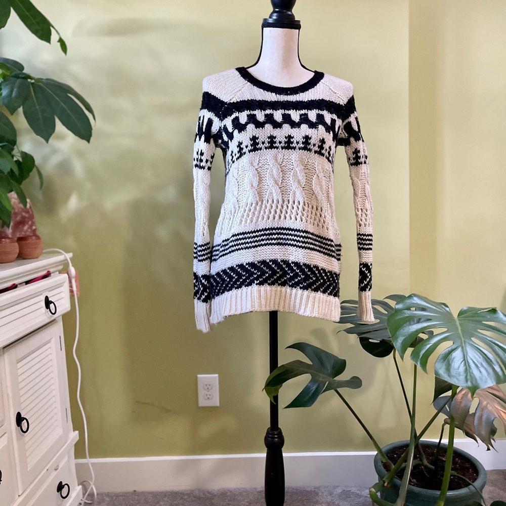 American Eagle Cable Knit Sweater
